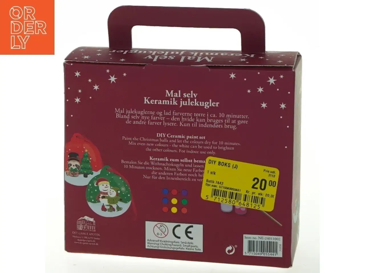 Billede 2 - DIY keramiske julekugler sæt fra Det Gamle Apotek