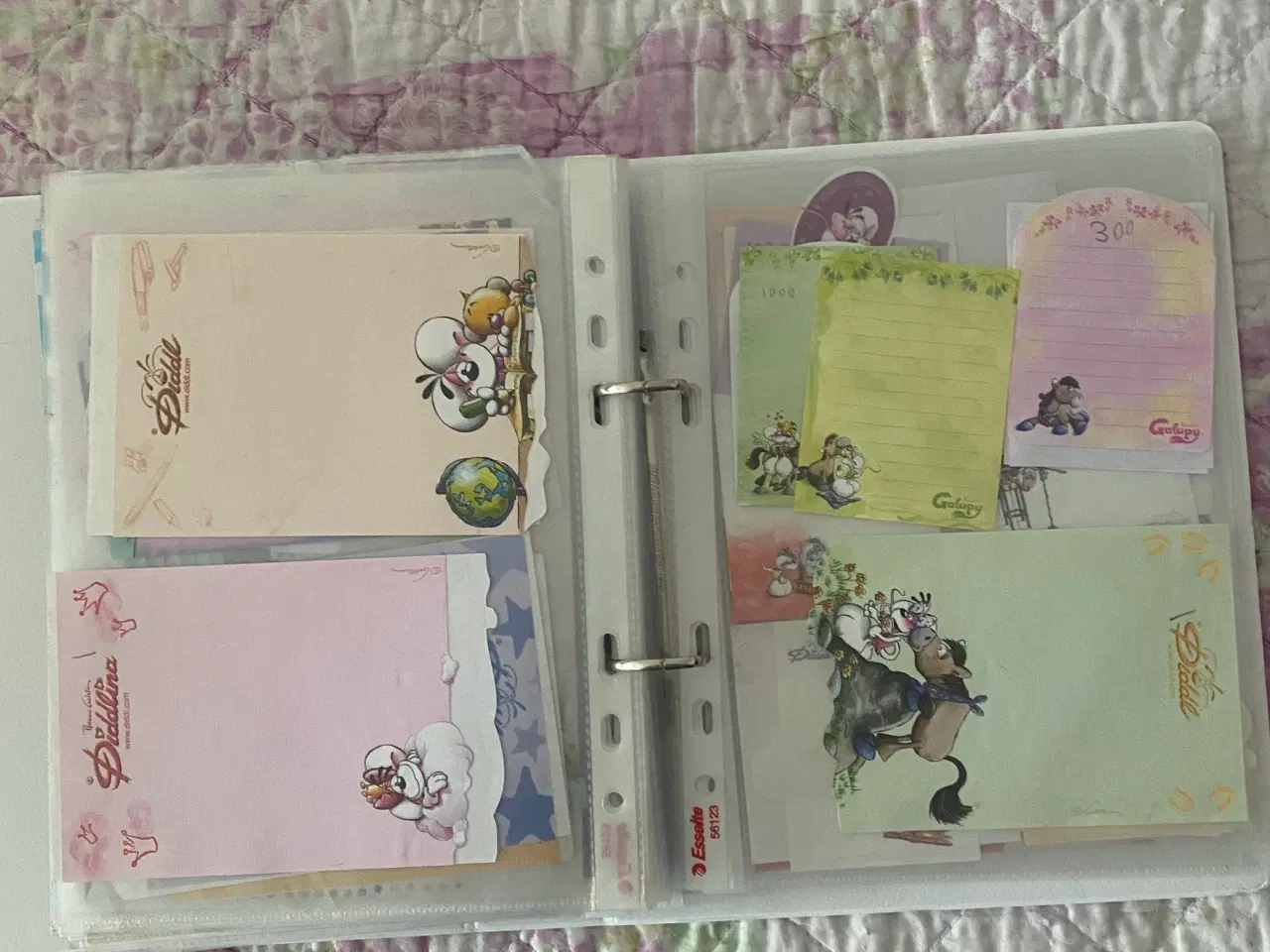 Billede 4 - Diddl papir i mappe