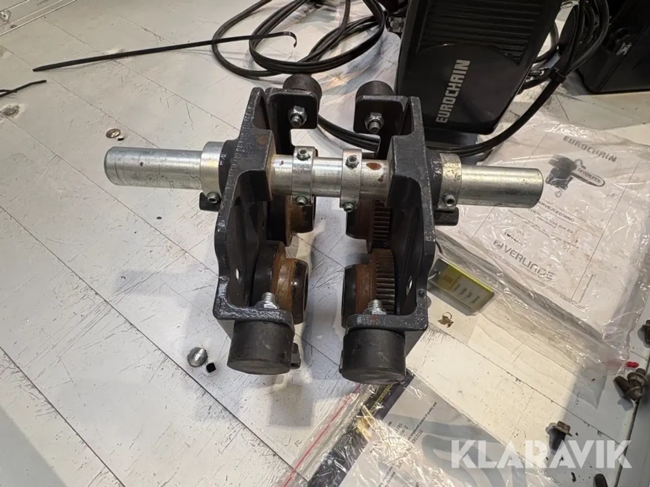 Billede 5 - Kædetalje 500kg med løbekat Eurochain Verlinde