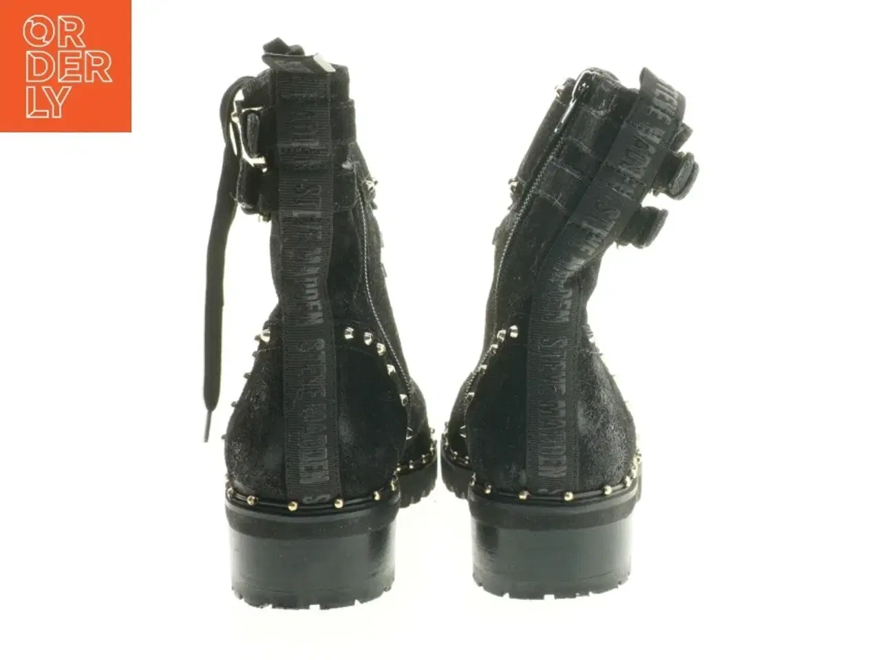 Billede 2 - Sort støvle med nitter fra Steve Madden (str. 38 )