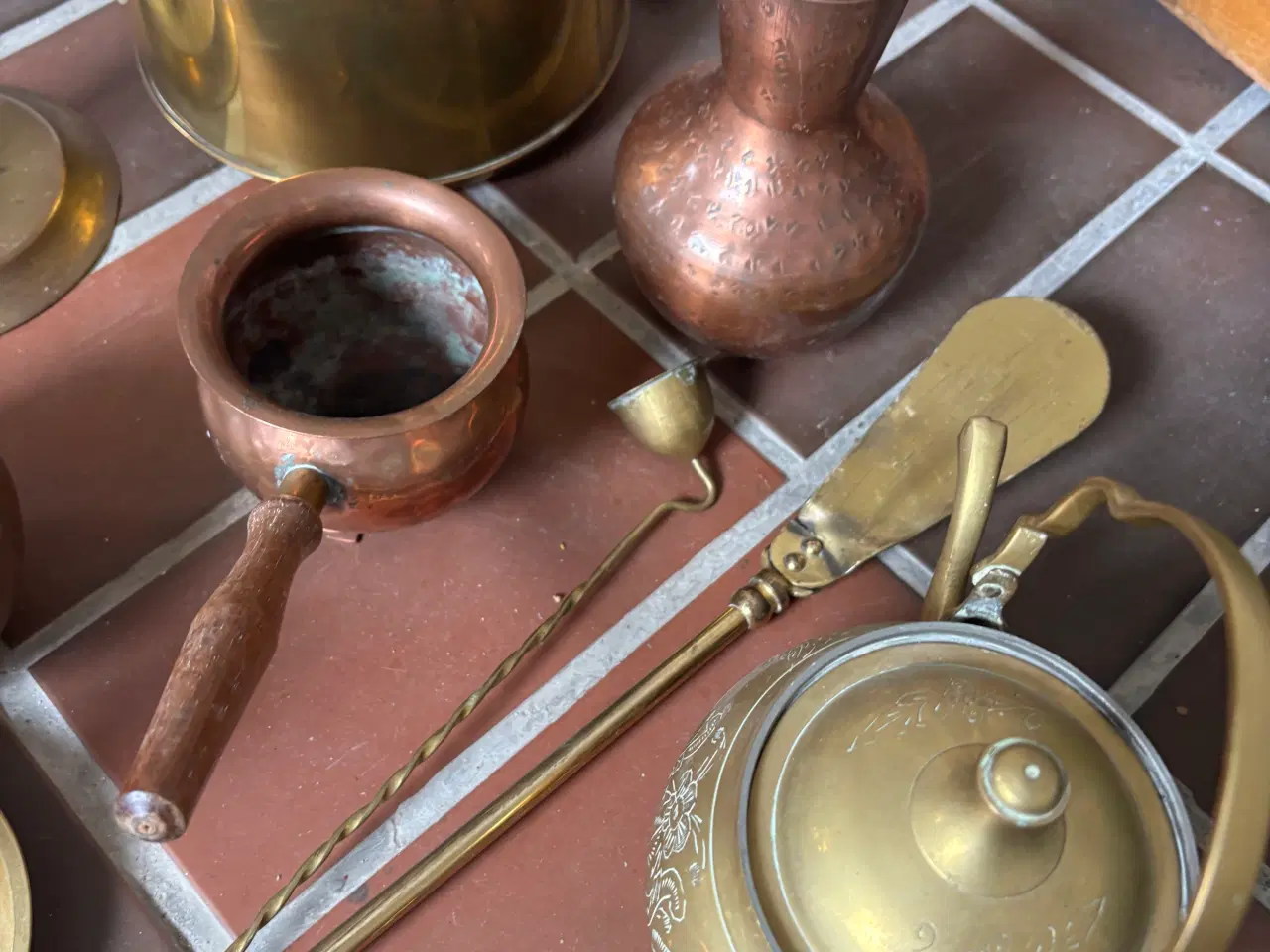 Billede 3 - Diverse messing og kobber ting