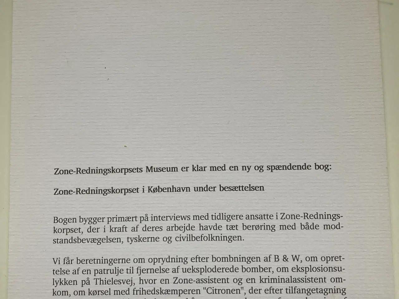 Billede 2 - Zone Redningskorpset i København under besættelsen