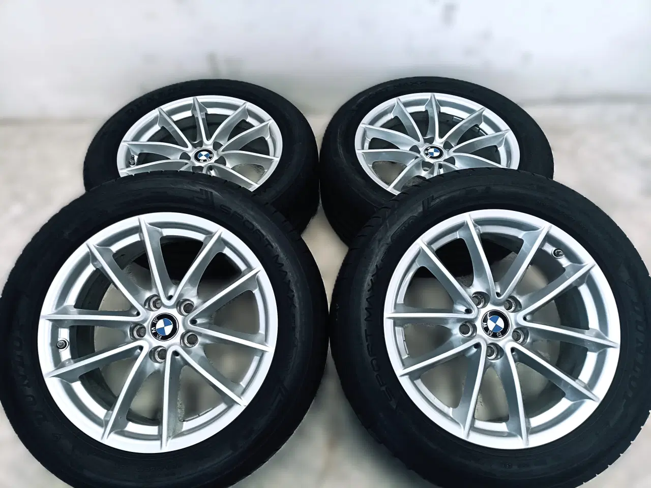 Billede 3 - 5x112 17" ET27 nav 66,6ø BMW sommersæt inkl.TPMS