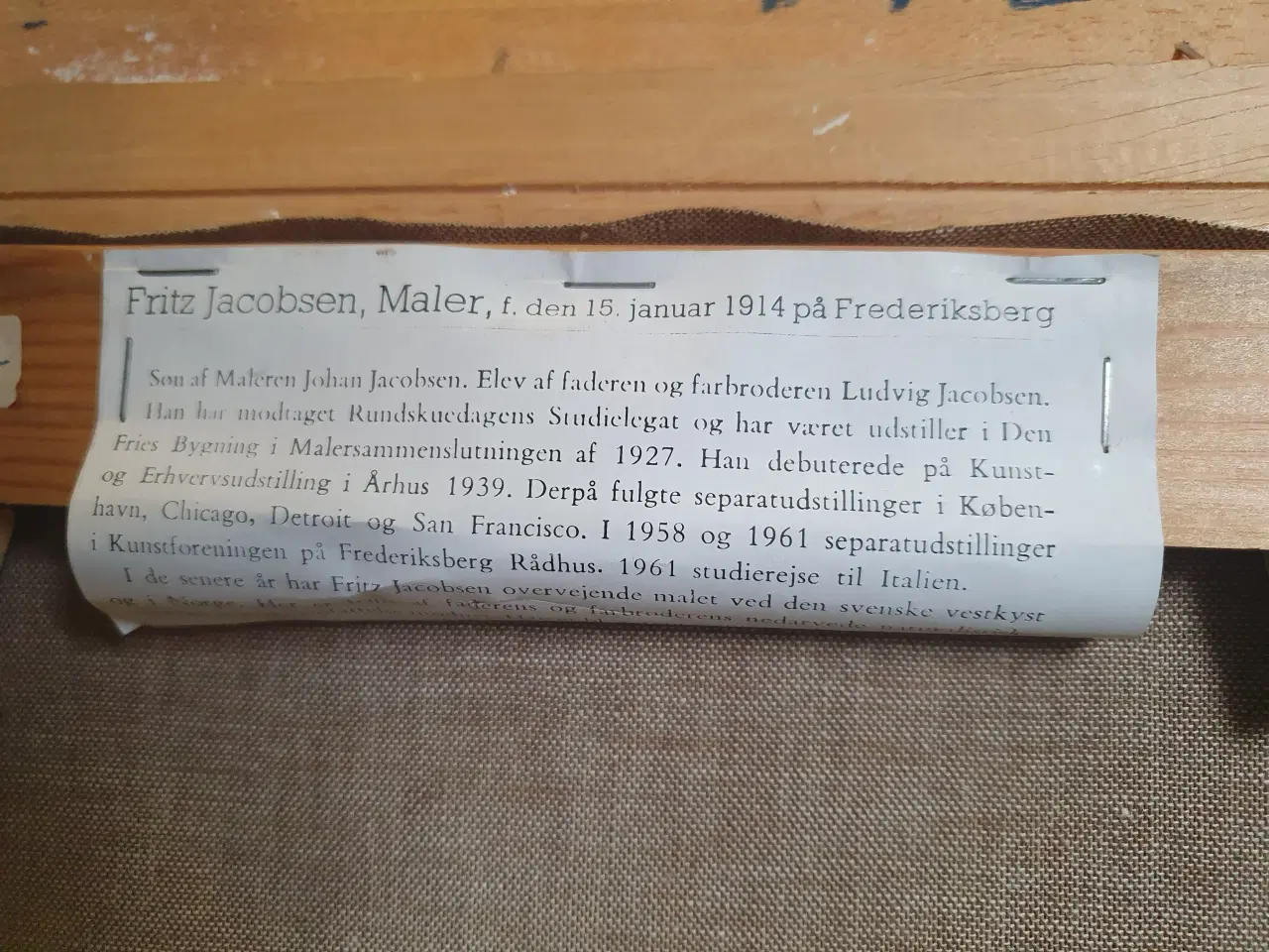 Billede 3 - Maleri af Fritz Jacobsen