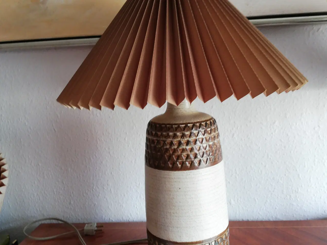Billede 1 - Søholm stentøj bordlampe. 