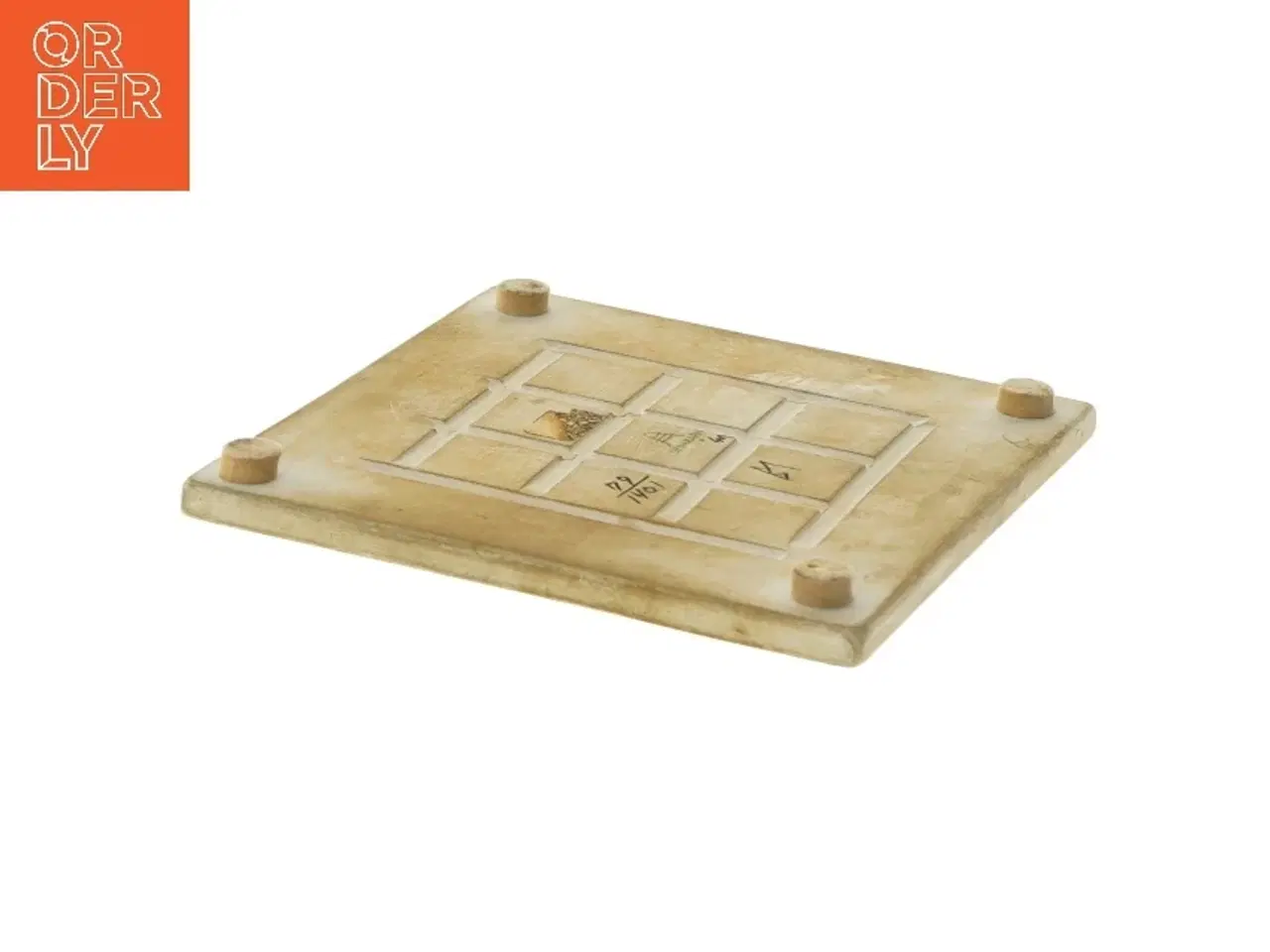 Billede 4 - Dekorativt flise med blomstermotiv (str. 15x15 cm) fra Aluminia