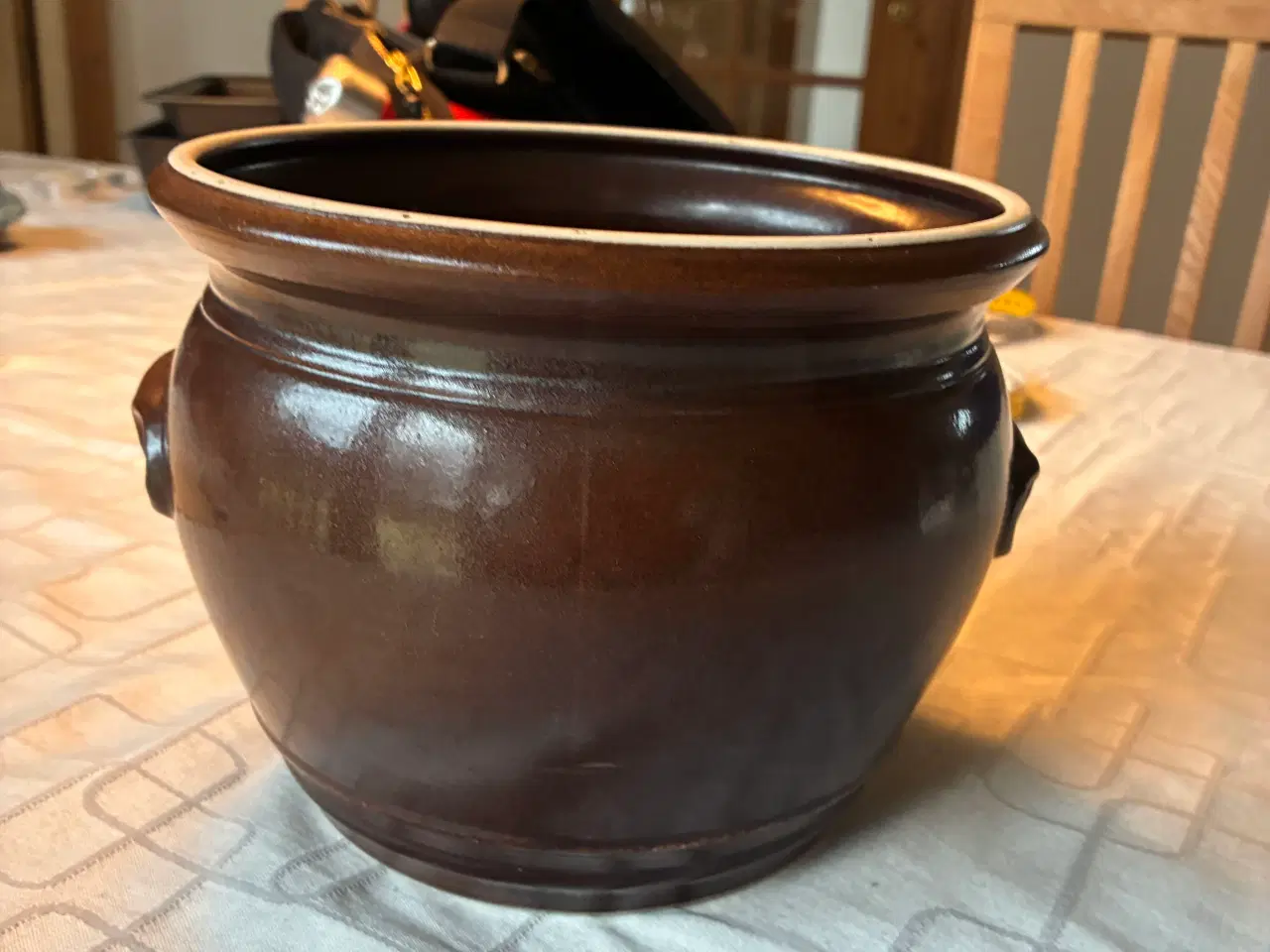 Billede 3 - 	•	“Gammel stentøj syltekrukke / retro / dansk ker