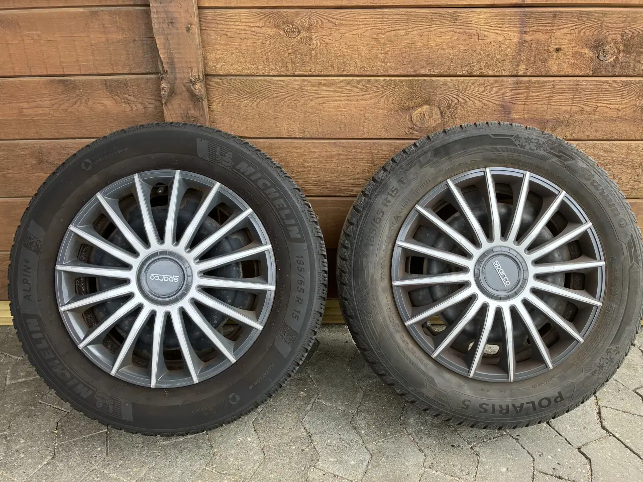 Billede 1 - 4 vinterdæk på stålfælge