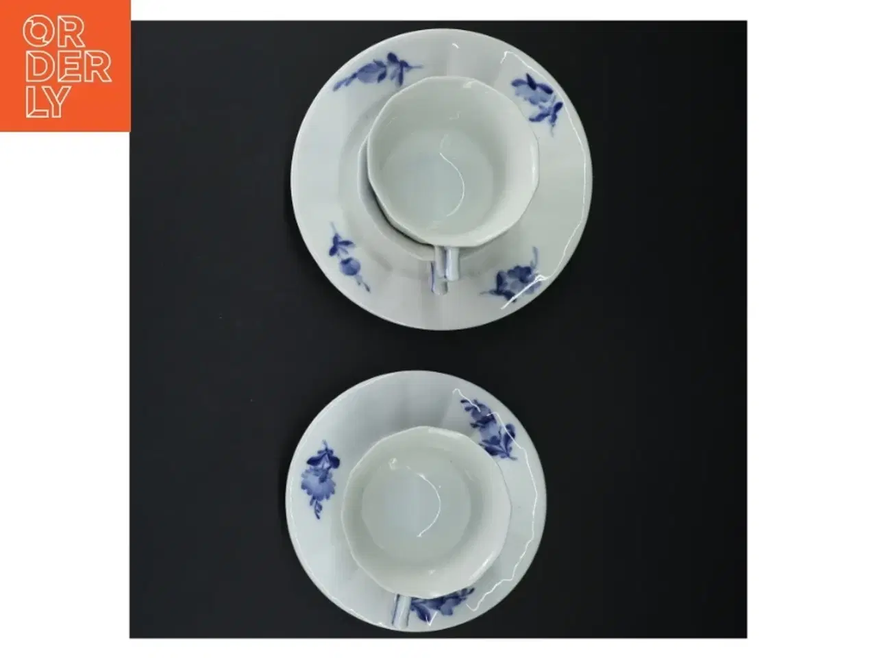 Billede 6 - Blå Blomst Kantet, Kaffekop 3 sæt nr 8608, Royal Copenhagen