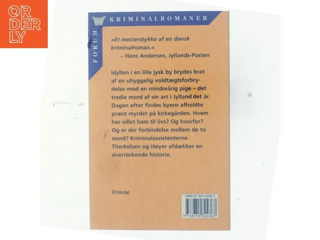 Billede 3 - Når det regner på præsten : kriminalroman af Kirsten Holst (f. 1936) (Bog)