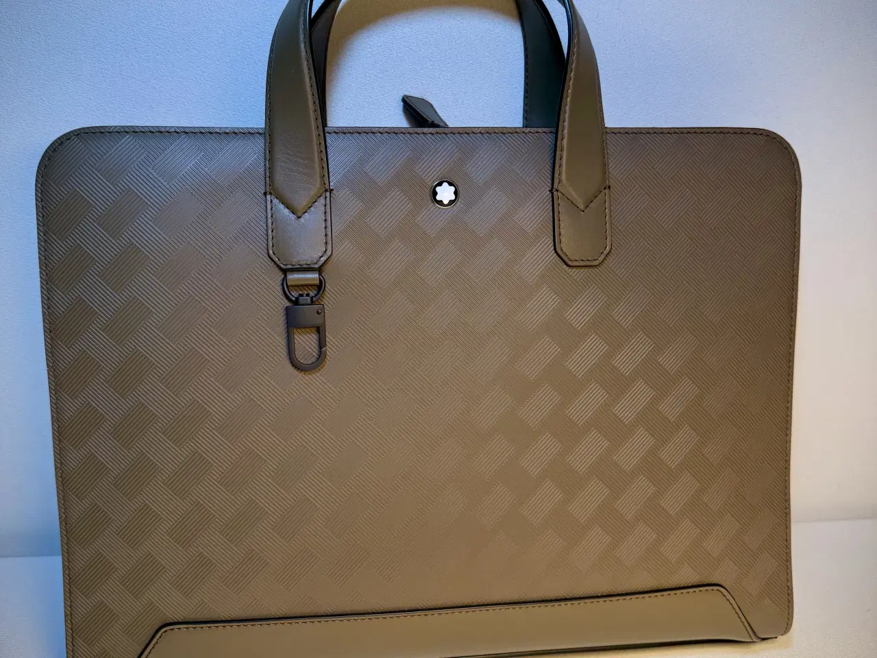 Billede 6 - 💼 Montblanc slank dokumenttaske i læder - ubrugt