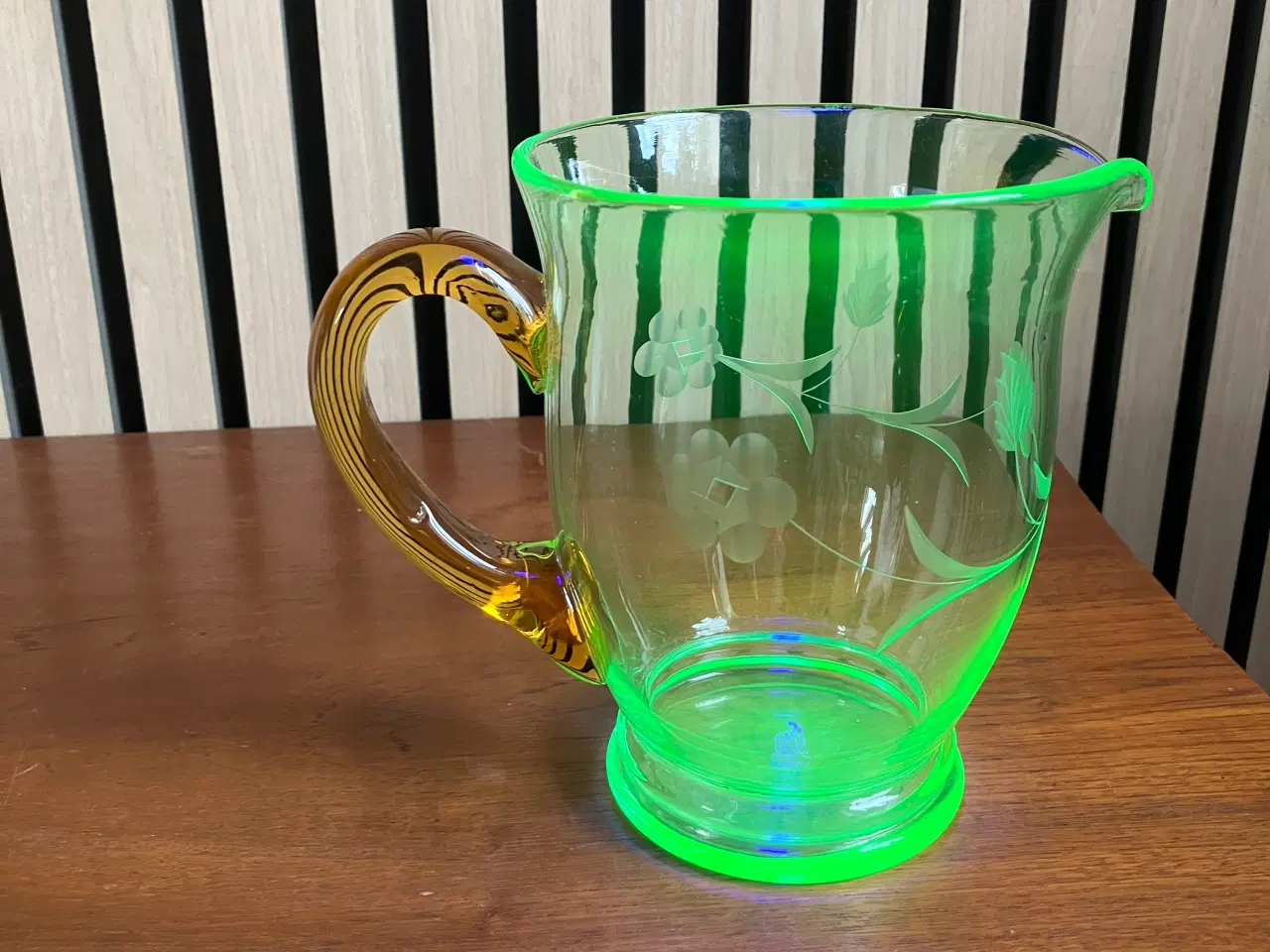 Billede 6 - Kande fra Kastrup i Art Deco stil kande i uranglas