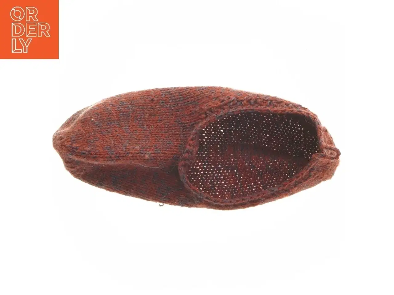 Billede 4 - Strikkede hjemmesko (str. 22 cm)