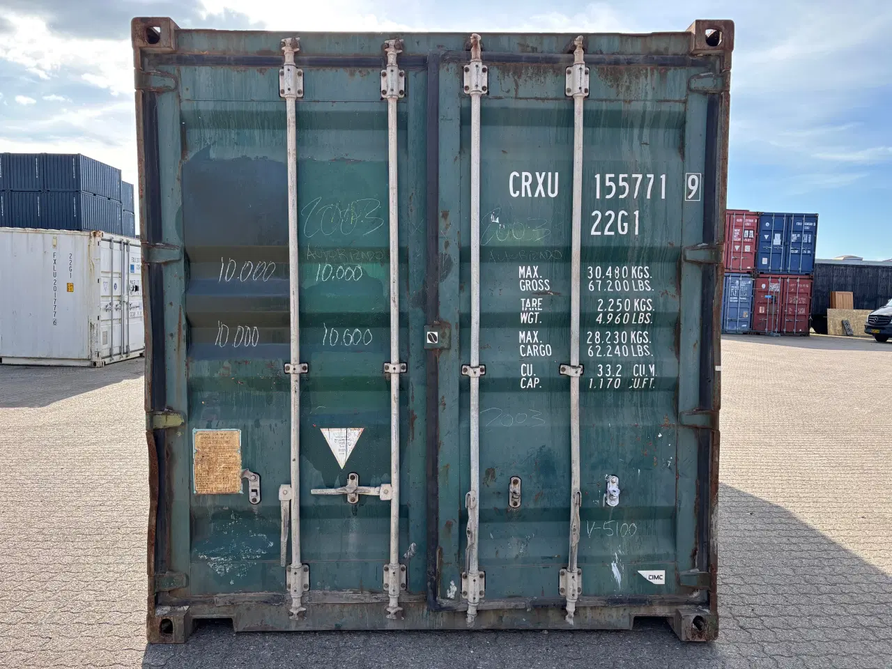 Billede 1 - 20 fods Container- ID: CRXU 155771-9