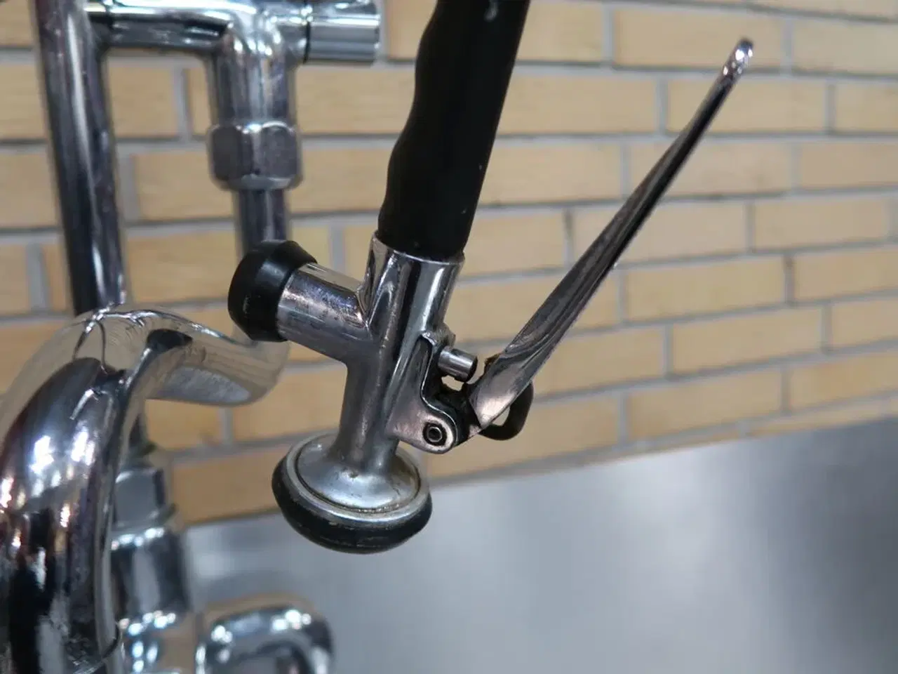 Billede 6 - Rustfri stålbord med vask & underhylde