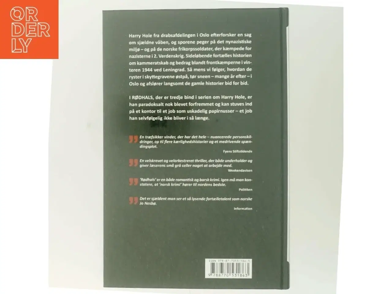 Billede 3 - Rødhals af Jo Nesbø (Bog)