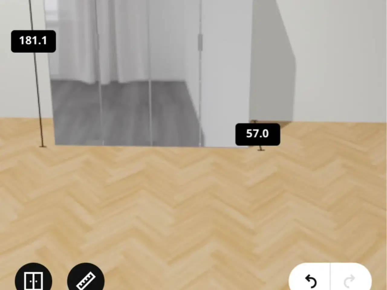 Billede 1 - IKEA PLATSA GARDEROBESKAB MED SPEJLE