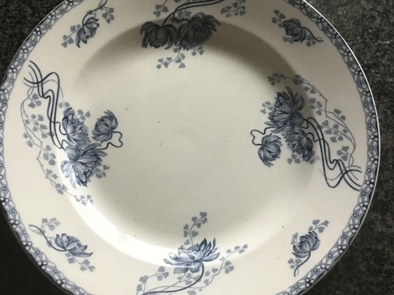 Billede 1 - Fransk porcelæns fad