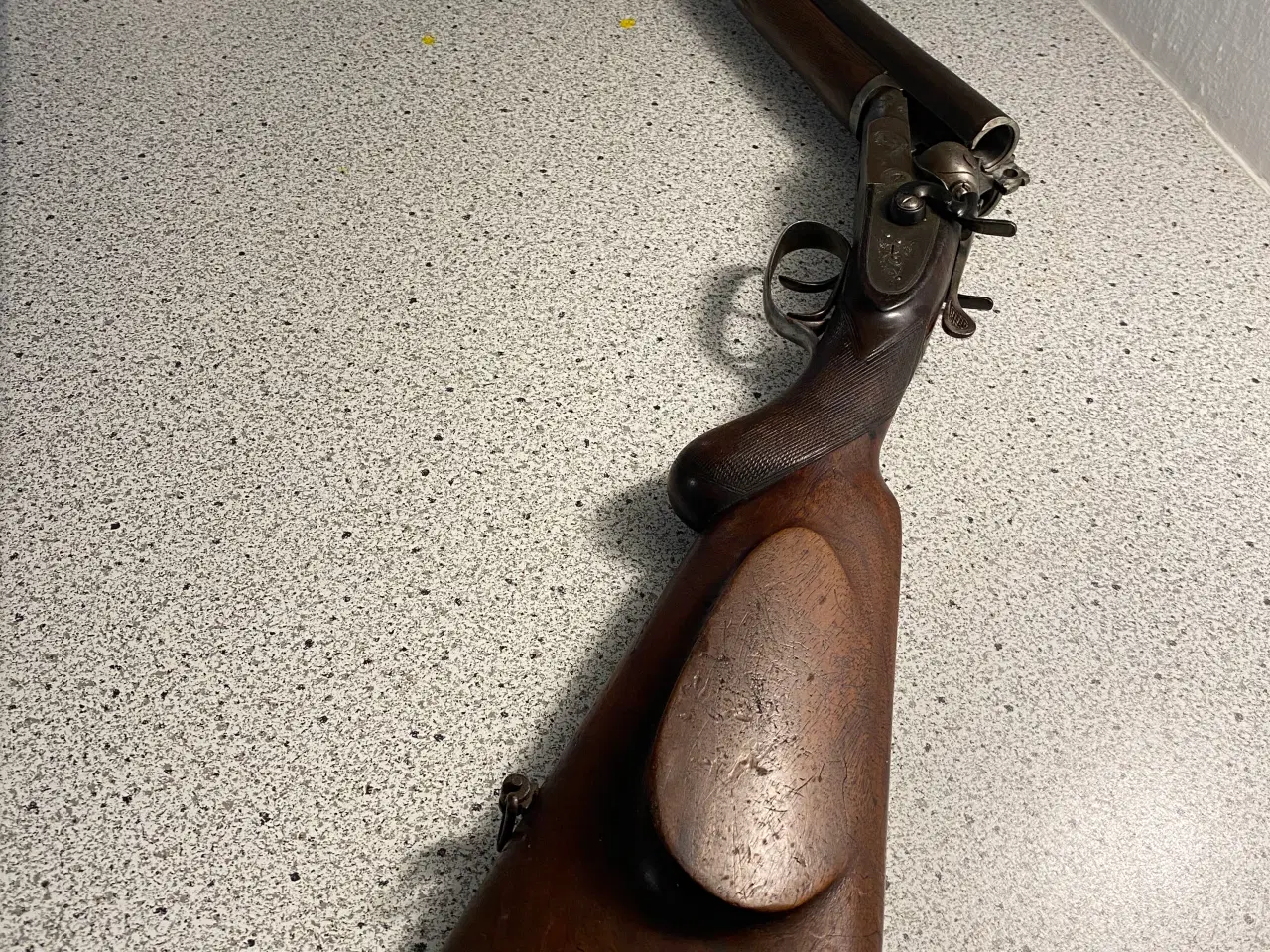 Billede 3 - Hane gevær cal. 12 med sidelås