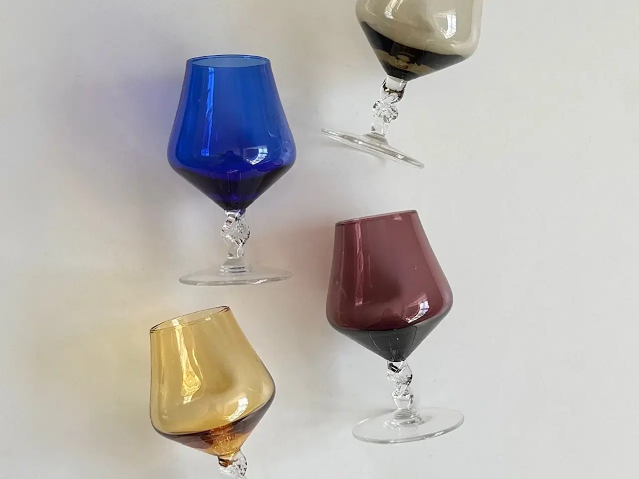 Billede 3 - Italienske glas, Empoli Art, 4 stk samlet