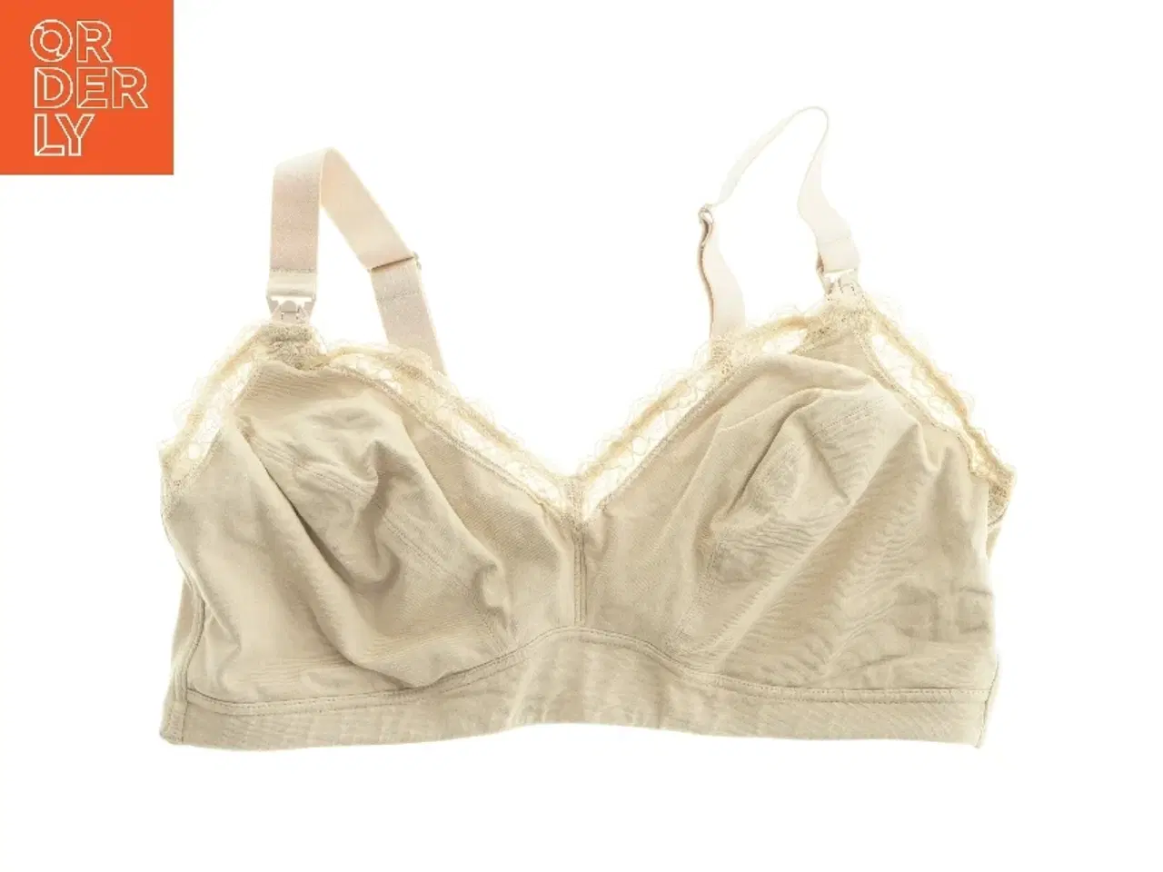 Billede 1 - Beige bh med blonder fra Lindex (str. 90F cm)