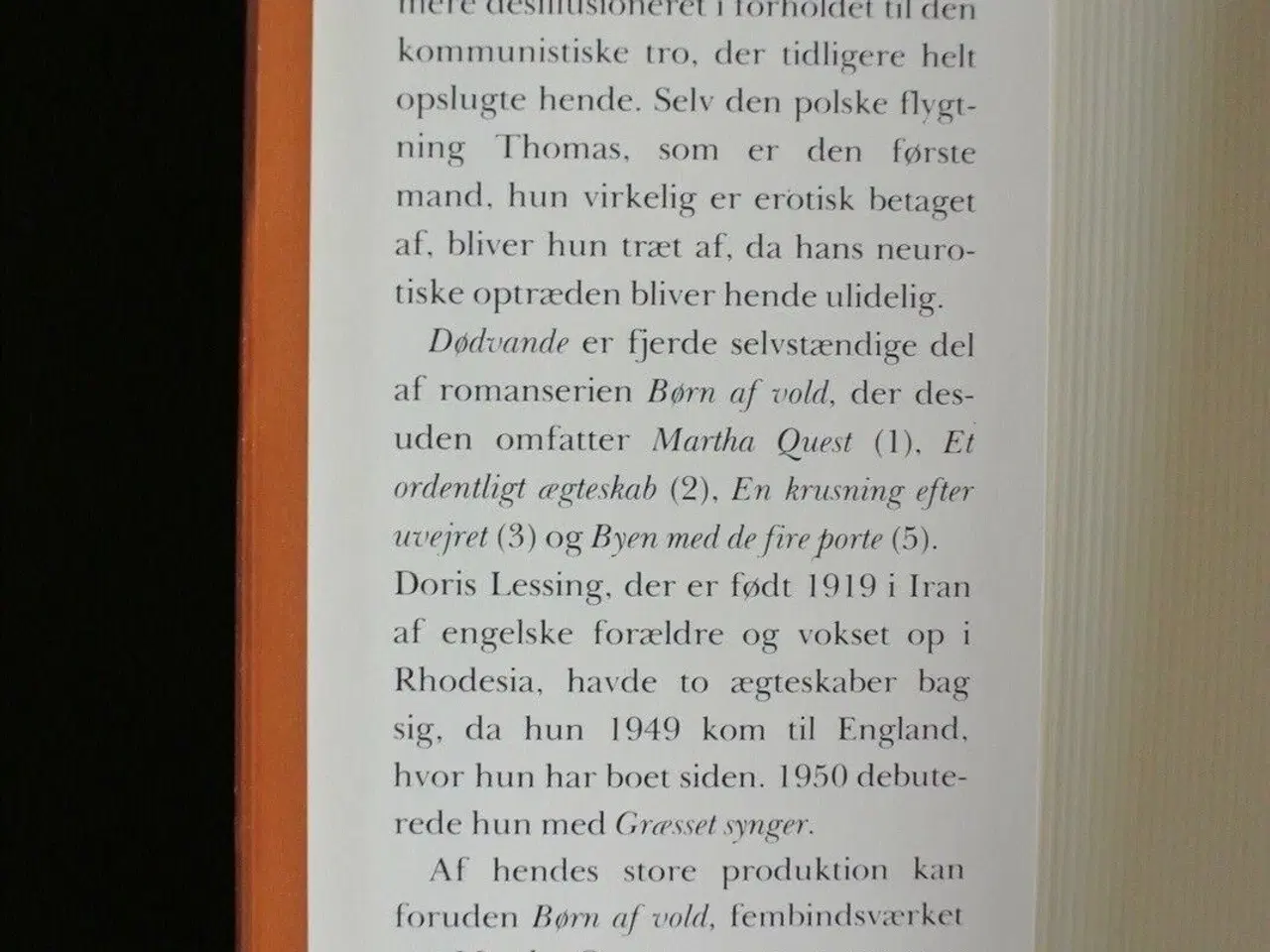 Billede 5 - martha quest - børn af vold 1-5, af doris lessing,