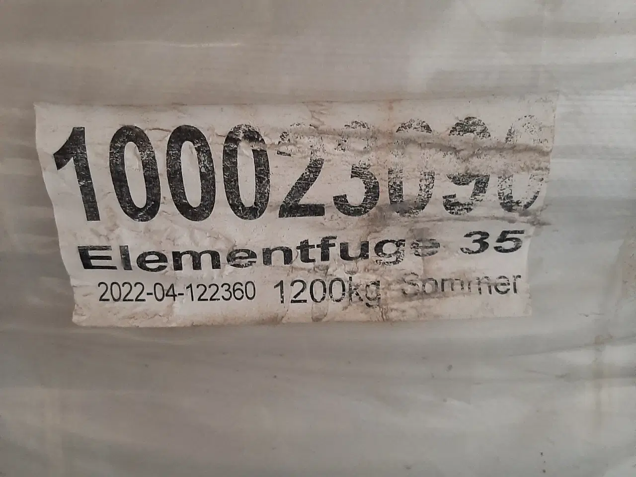 Billede 2 - Marlon elementfugemørtel 35 sommer, big bags á 1200kg