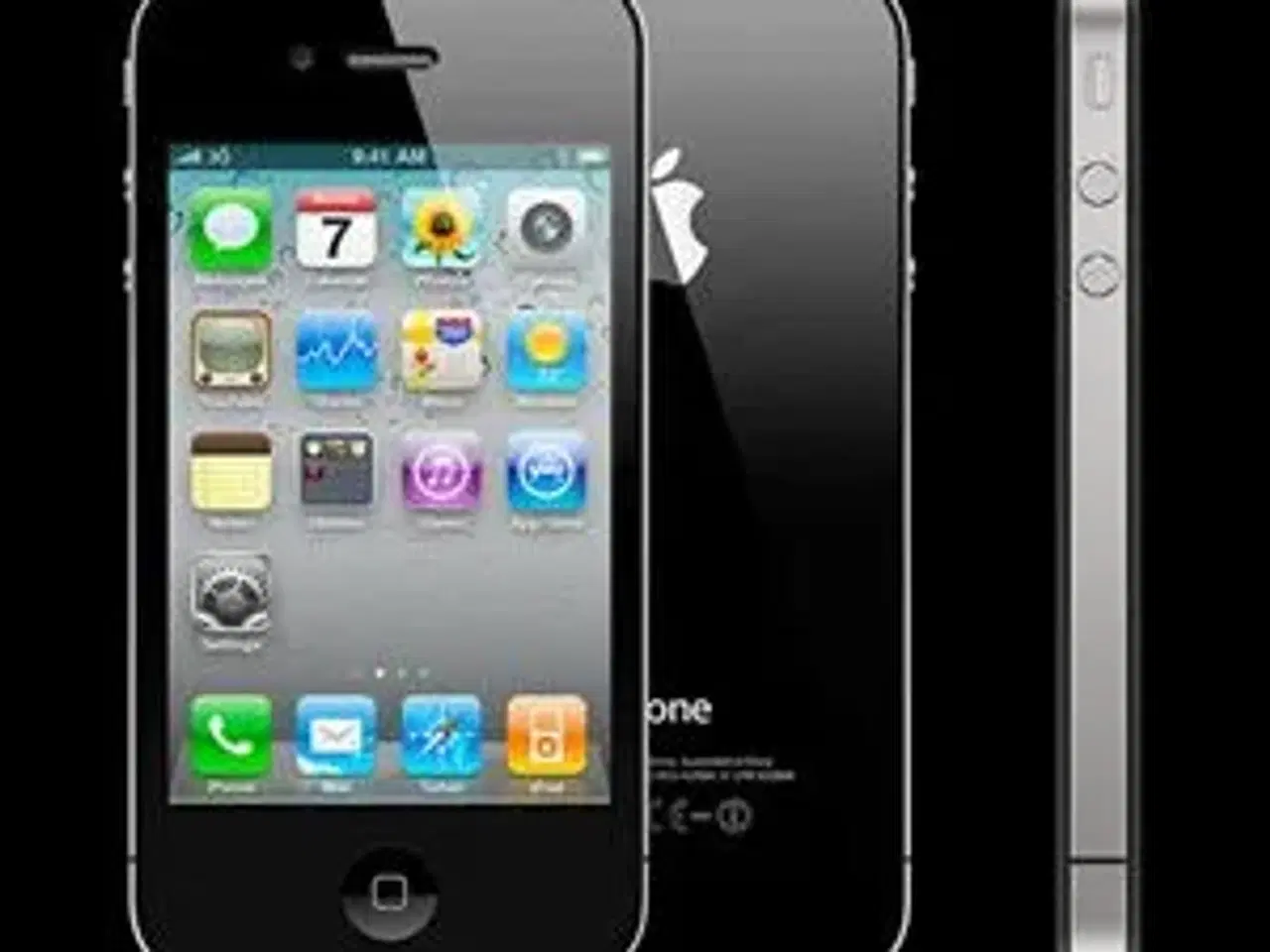Billede 2 - iPhone 4, 16 GB, sort, sim-låst: Nej