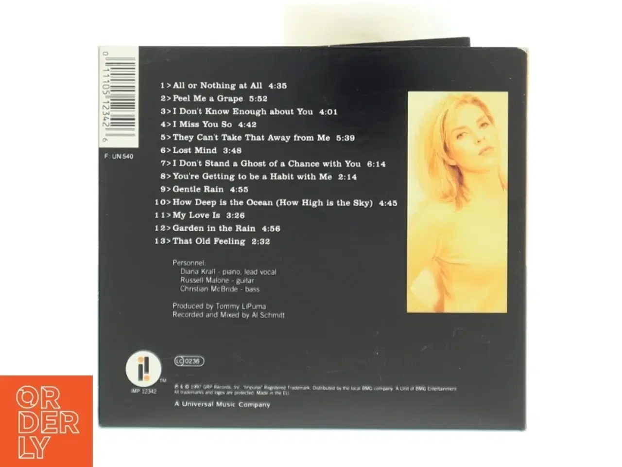 Billede 2 - Diana Krall - Love Scenes CD fra Impulse!