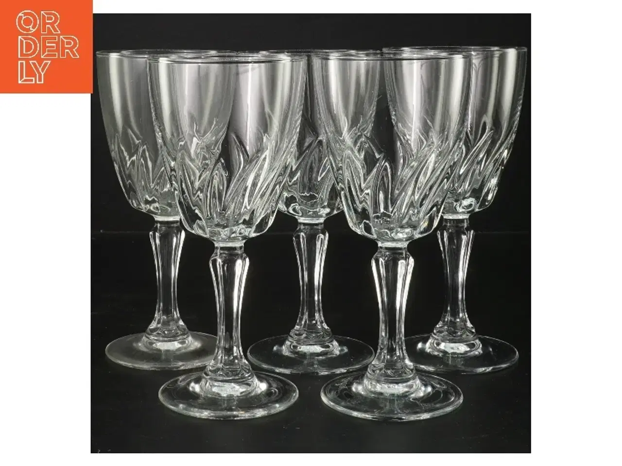 Billede 1 - Krystal Glas, 5 stykker, 17 cm (str. 5 styk, 17 cm)