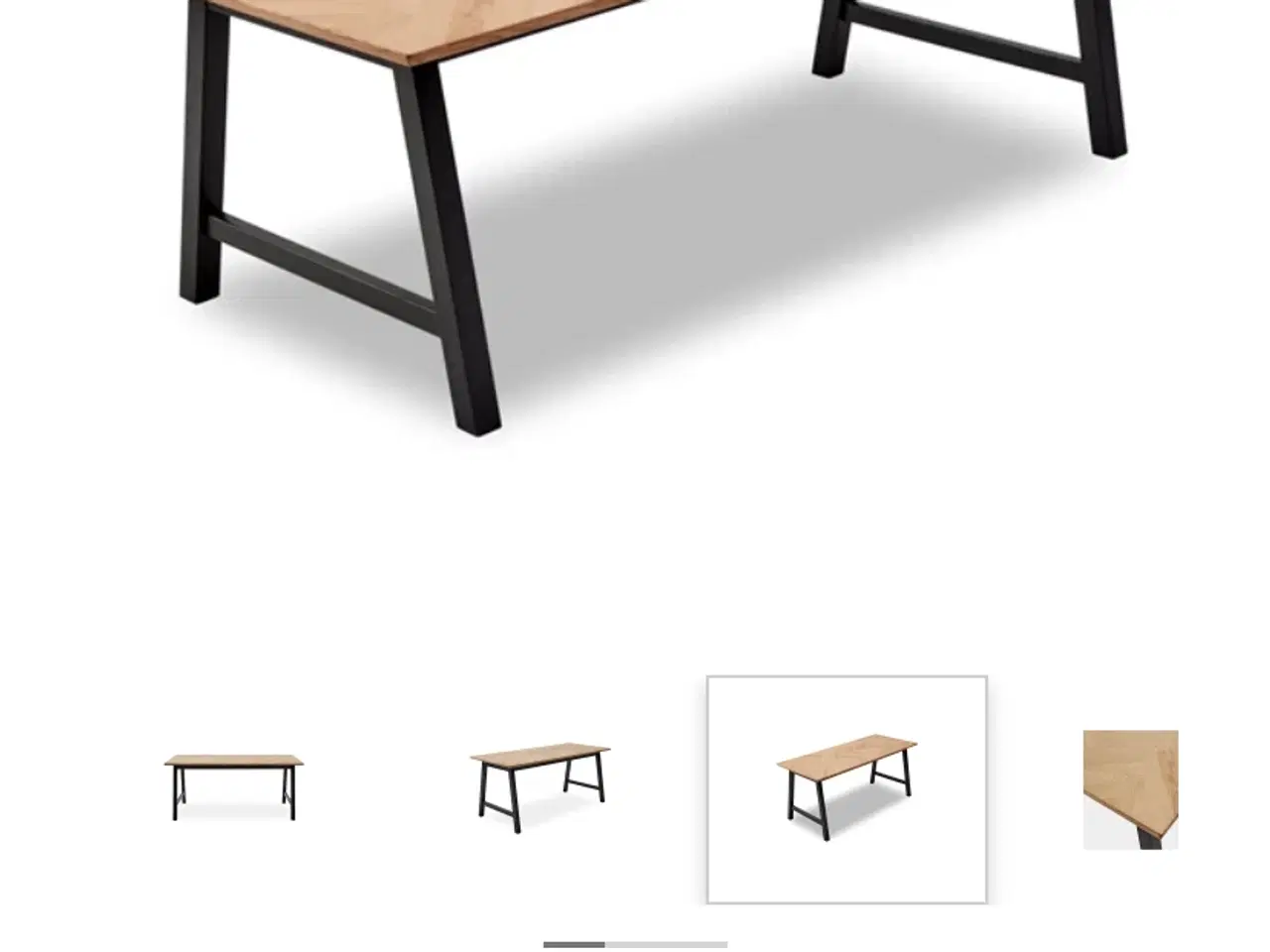 Billede 3 - Sildebens spisebord med spisebordsstole 
