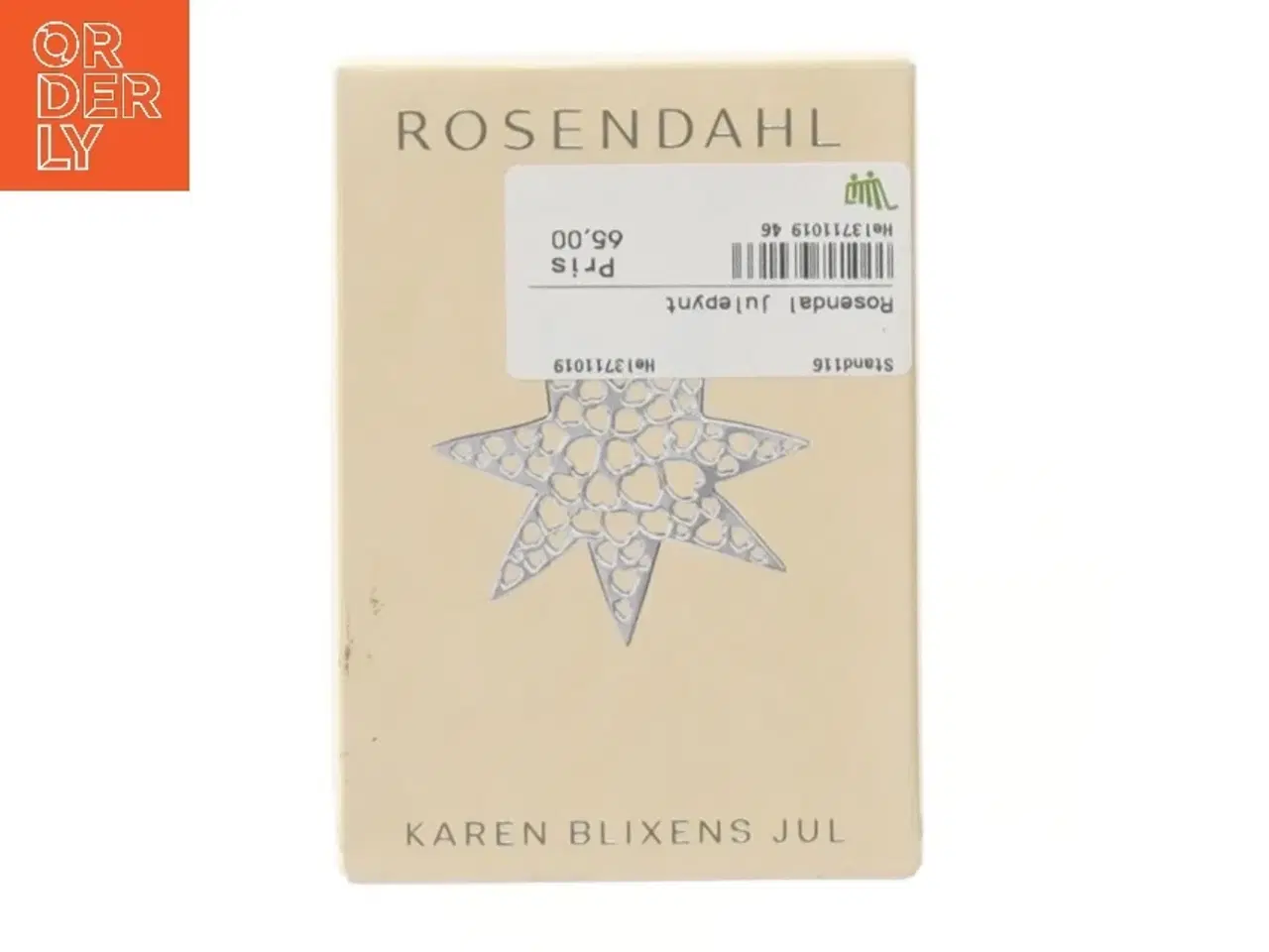 Billede 2 - Karen Blixens Jul dekoration fra Rosendahl (str. Ø 8 cm)