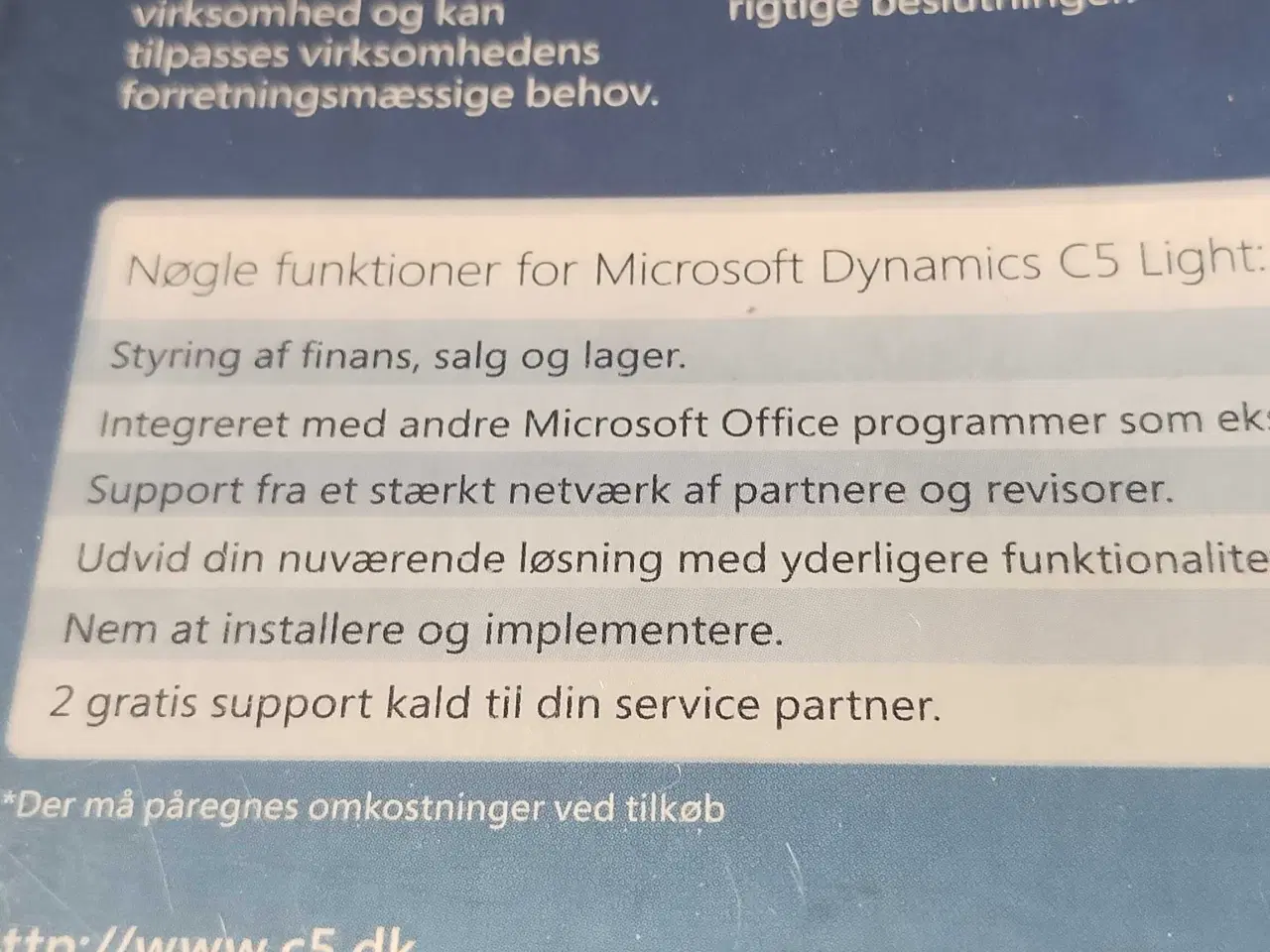 Billede 5 - Microsoft Dynamics C5 Light 2008