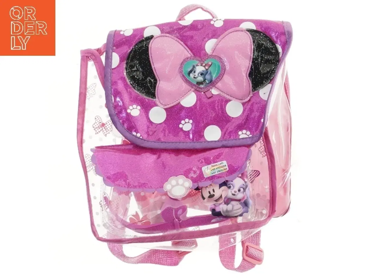 Billede 1 - Børnerygsæk med Minnie Mouse motiv (str. 30x27 cm)
