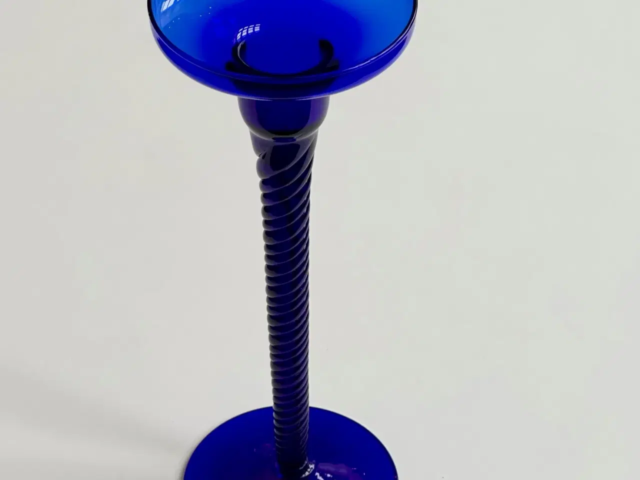 Billede 4 - Koboltblå lysestage
