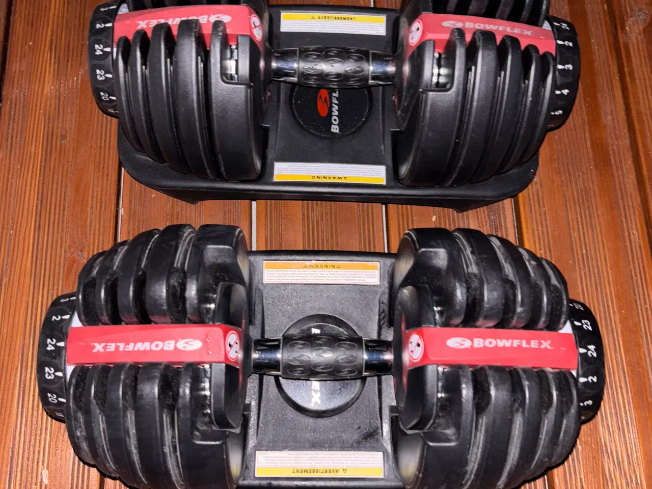 Billede 1 - 2 x Bowflex 552i 2-24kg justerbare håndvægte 
