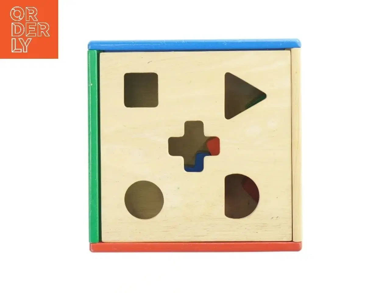 Billede 4 - Trækasse med puslespilsforme (str. 20 x 20 cm)
