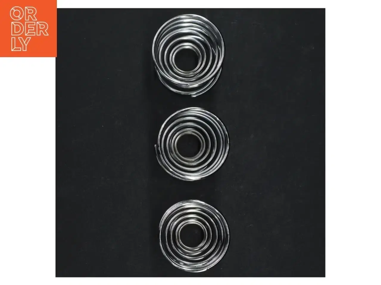 Billede 2 - Spiralæggebæger i metal (str. H 6 cm ø. 5 cm)
