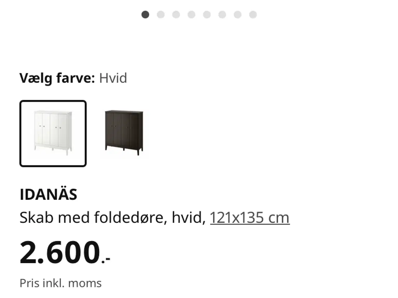 Billede 4 - Klædeskab IKEA IDANÄS