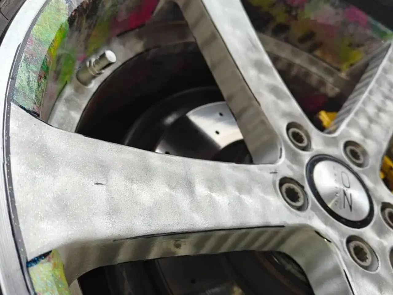 Billede 2 - 4 stk. Fælge m. dæk. Custom made 1off (MOMSFRI)