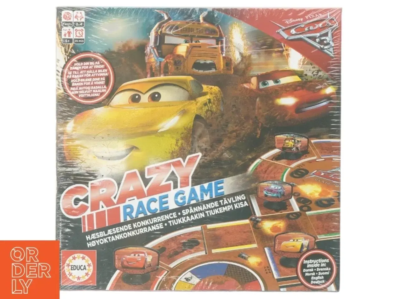 Billede 1 - NYT Cars Crazy Race Spil (brætspil)