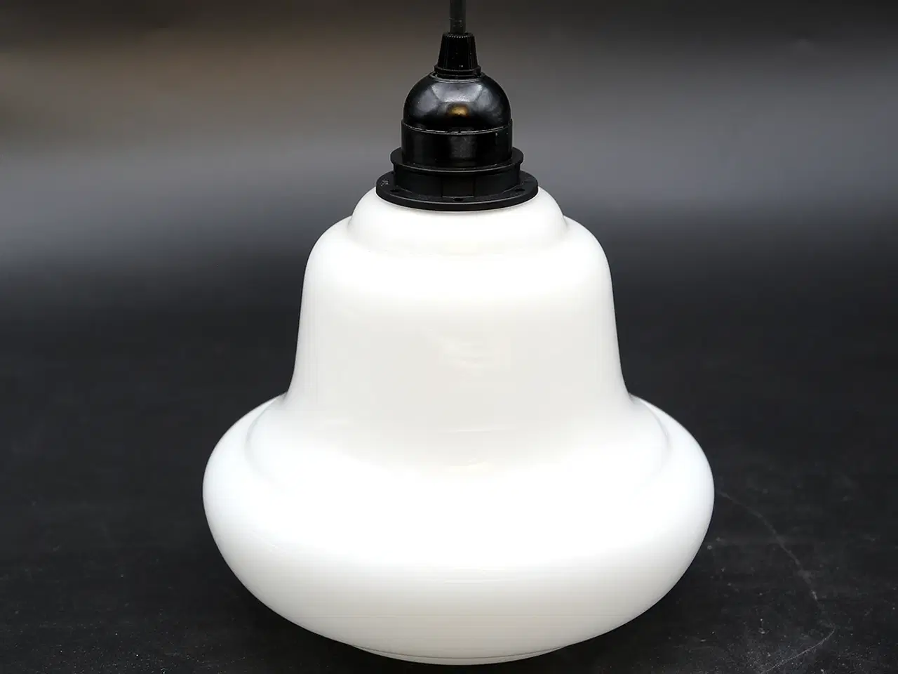 Billede 2 - Opal glasskærm fra 1950–60’erne genanvendt som pen