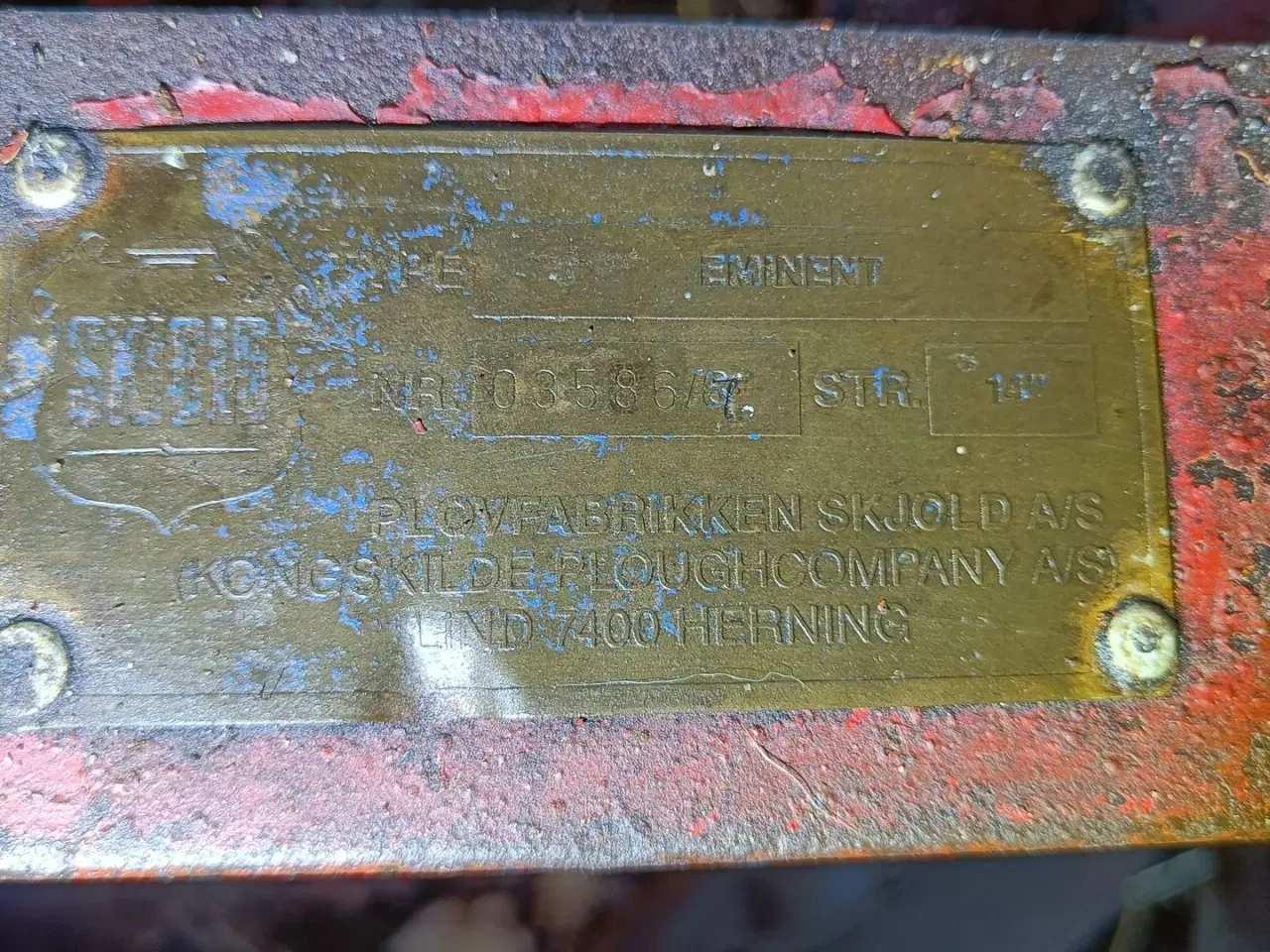 Billede 9 - Kongskilde Eminent/Skjold 3 furet - sælges momsfri