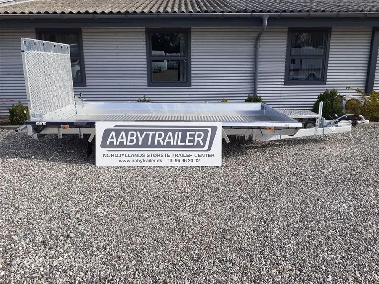 Billede 1 - 0 - Martz Builder 3 4018 Træ/Alu gulv 3500 kg   Maskintrailer Builder 3 4018 3 akslet 3500 kg