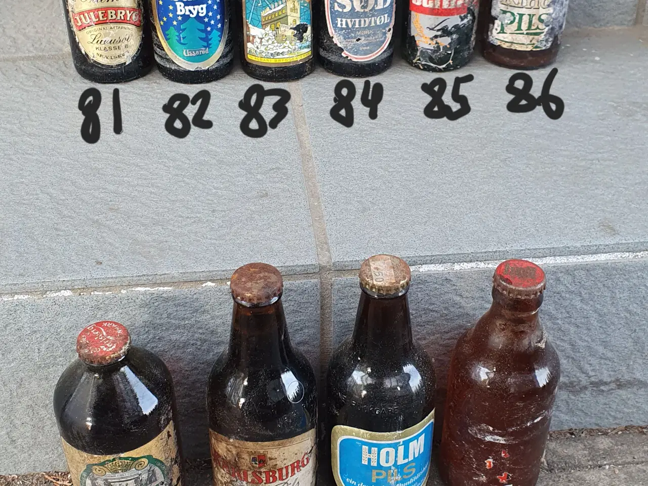 Billede 9 - Vintage, ældre øl flasker og dåser