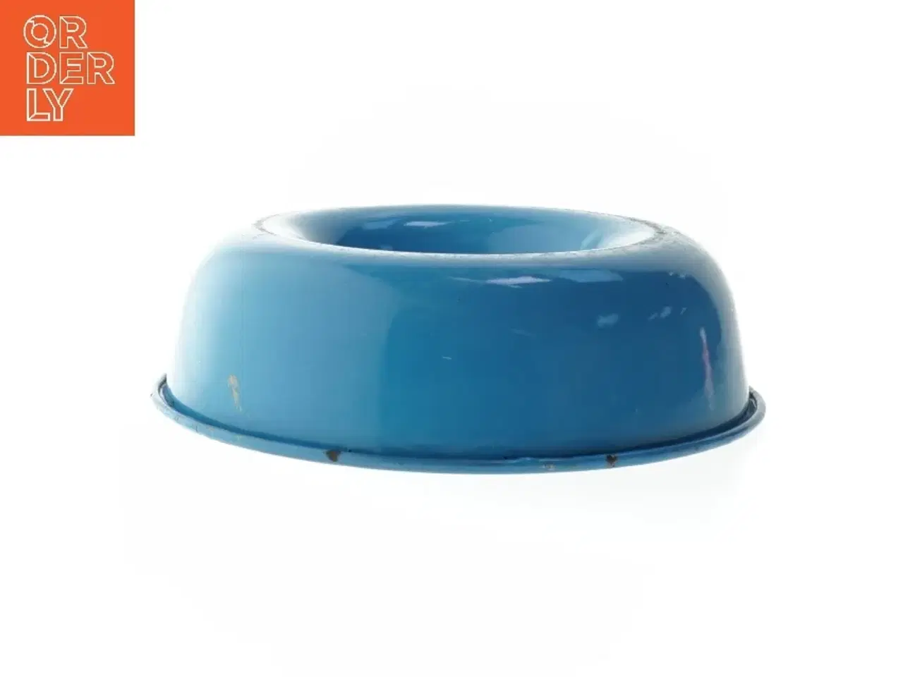 Billede 2 - Retro kageform, blå emalje (str. Ø 21 cm)