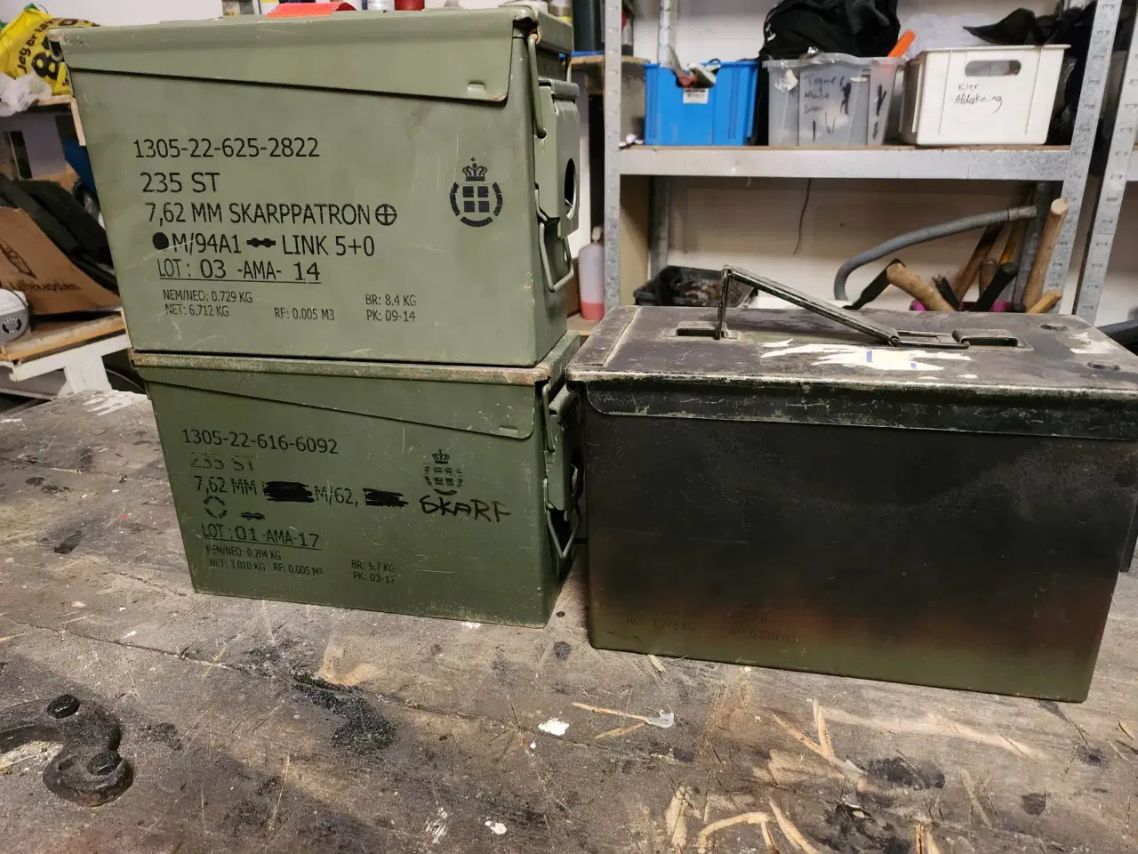 Billede 1 - Ammunitions kasser