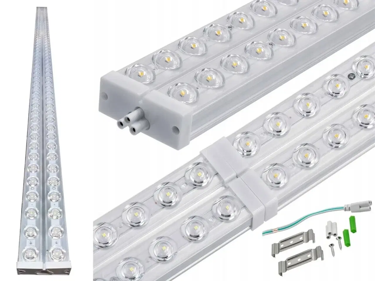 Billede 1 - 4 stk. LED lysarmaturer, 72 watt, 120 cm.