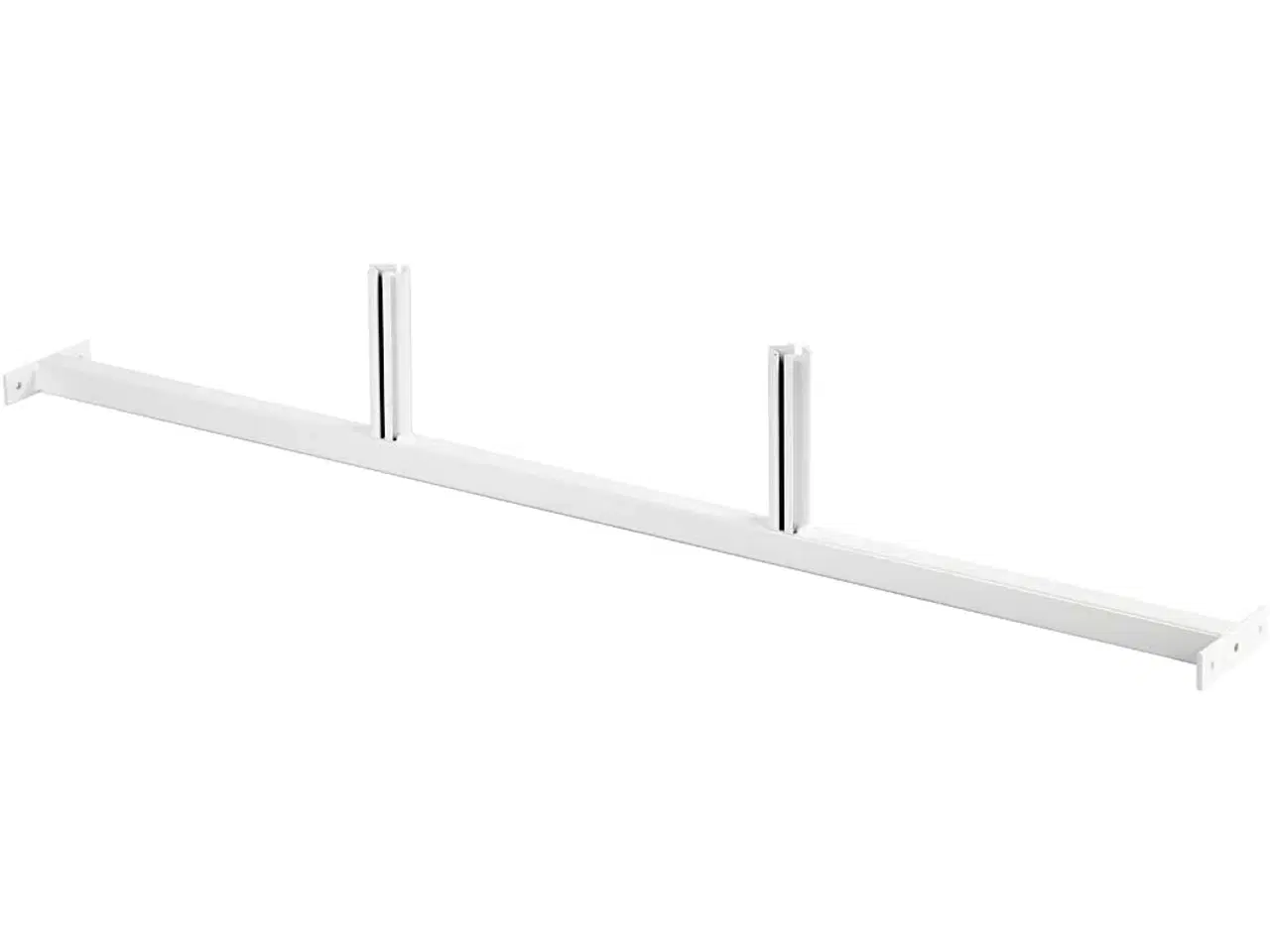 Billede 1 - Stilfuldt hvidt mellemstykke til hulbagplader