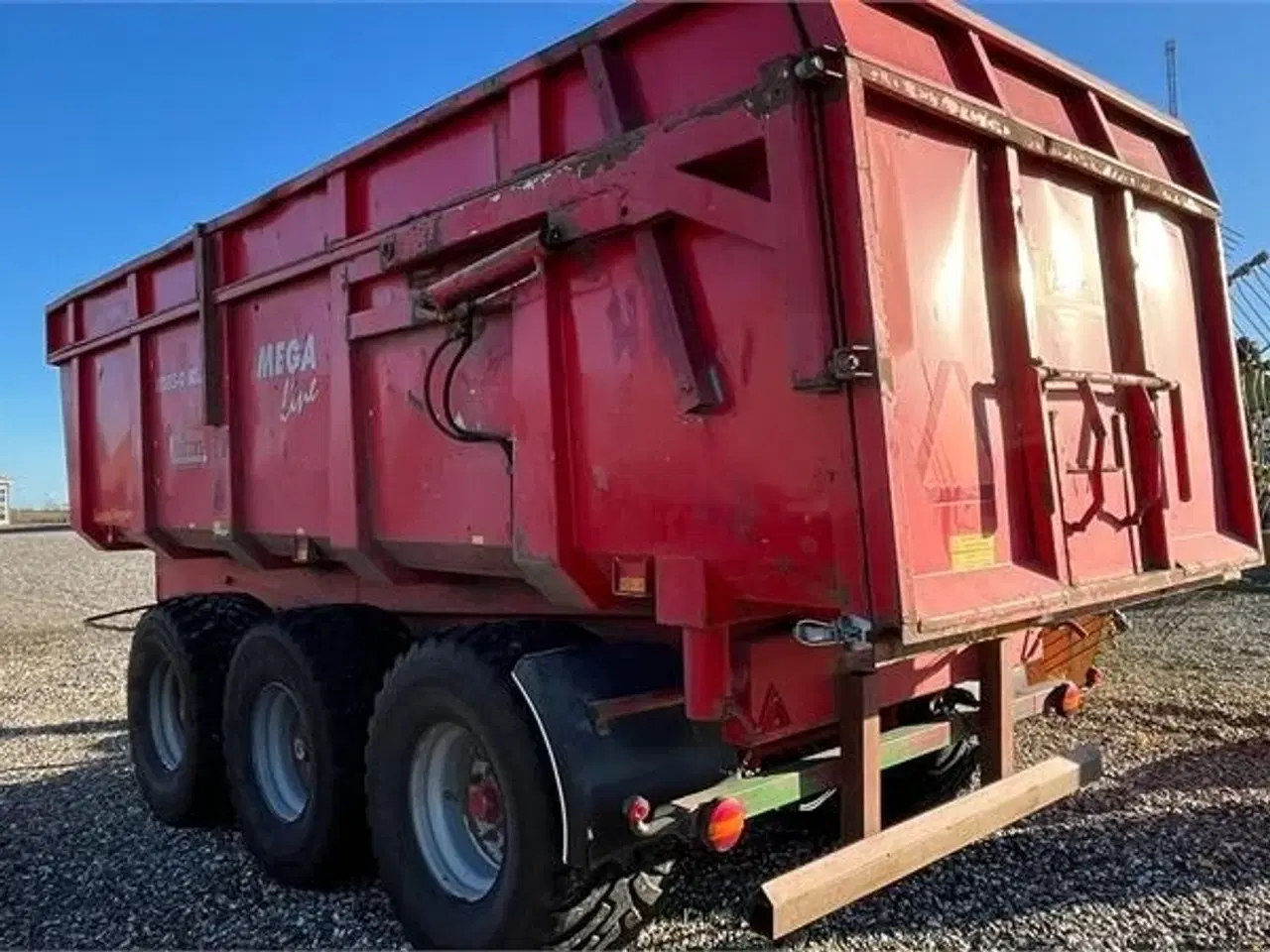 Billede 2 - Morsø Mega Line - 3 akslet tipvogn Fransk bagsmæk